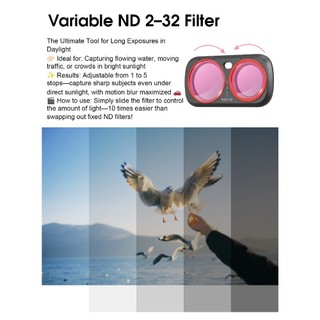 Dành Cho Insta360 Luna Siêu Từ Bộ Lọc UV / Cpl Đen Mềm Lọc ND Ống Kính Phụ Kiện Máy Ảnh
