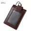 Apill Famus RFID Chặn Id Huy hiệu Chủ thẻ Ví da bò Phần cứng May Dây đeo có thể tháo rời Cụ thể (02)