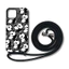 Ốp điện thoại di động gấu trúc dây đeo chéo 15 thích hợp cho ốp điện thoại di động iphone16promax chống rơi 14 giờ tối ốp điện thoại di động đeo chéo，ốp lưng