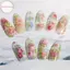 Hodou Nail Art Flower Foil 100cm Hoa Hồng Chuyển Stier Cho DIY Home Salon Chuyên Nghiệp Hoa Làm Móng Tay Trang Trí Vật Dụng VN