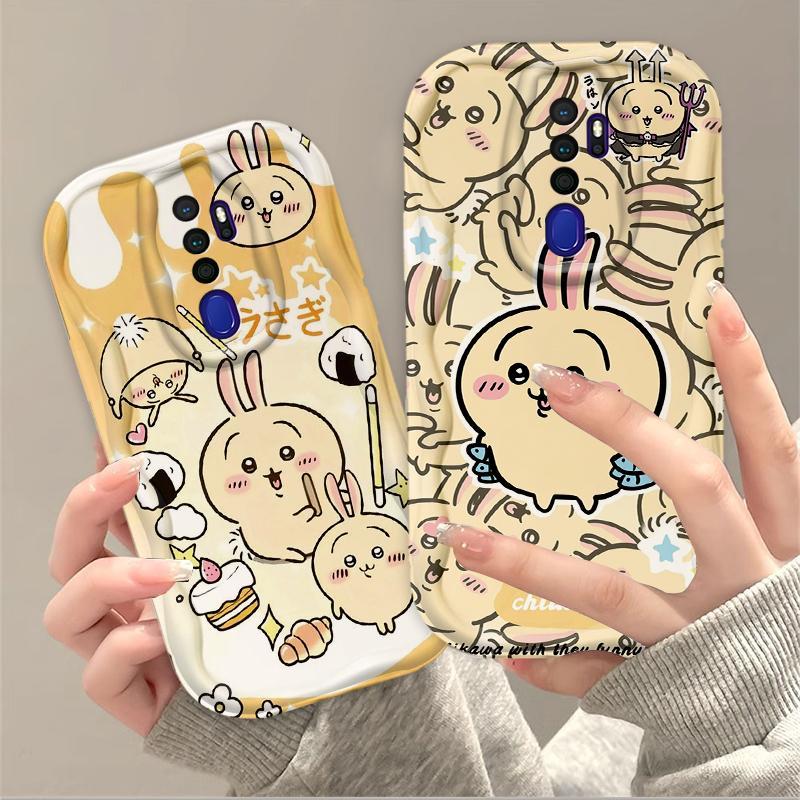Thích Hợp Cho OPPO A9 2020 A5 2020 3D Cầm Tay Mềm TPU Hoạt Hình Chii Kawa Usagi Ốp Điện Thoại Chống Sốc