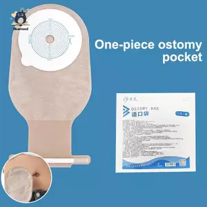 1 Cái Túi Colostomy Một Mảnh Dùng Một Mảnh Túi Thắt Lưng Đơn Có Thể Thoát Nước Cho Túi Chăm Sóc Stoma Mới