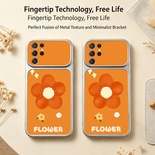 Ốp Lưng Cho samsung S23 S24 ultra S23 S24 plus S23 S24 FE 5g Vỏ Điện Thoại Vỏ Mềm Chống Sốc Thiết Kế Mới Thẩm Mỹ Dễ Thương Hoạt Hình Hoa Cam Cho Bé Gái DSCSHD1