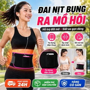 🔥Giá sốc🔥Đai nịt bụng giảm mỡ ra mồ hôi | Đai thắt lưng đốt mỡ thon eo nam nữ | Đai chống gù lưng giảm cân đa năng