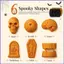 Halloween Khuôn Silicon 6 Khoang Đầu Lâu Mộ Dễ Dàng Phát Hành Khuôn Bánh Quy Vui Nhộn Cho Brownies Muffin Cupcake muueadsyvn