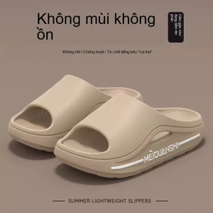 Dép EVA đế dày 4cm, không mùi, chống trơn trượt dành cho nam và nữ để đi ngoài trời.