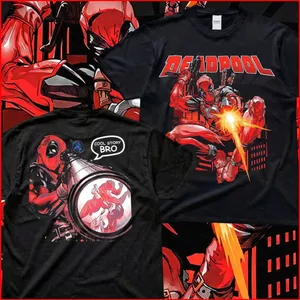YB1 Deadpool Áo thun Antihero Graphic Tee 110CM-6XL mùa hè tay ngắn BY1