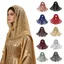 Khăn choàng SAMO Sequins, Khăn lụa nhẹ tỏa sáng, Thanh lịch thoáng khí mỏng trong suốt màu trơn Hijab Veil Đảng Dịp