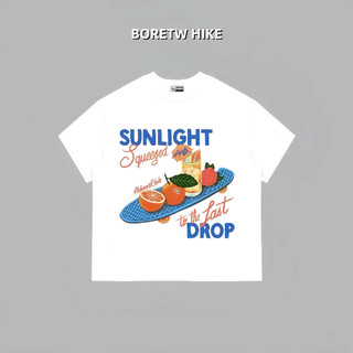 {HOẢ TỐC} Áo thun Boxy form rộng SUMMER thời trang nam nữ -premium Cotton 250gsm 2 Chiều
