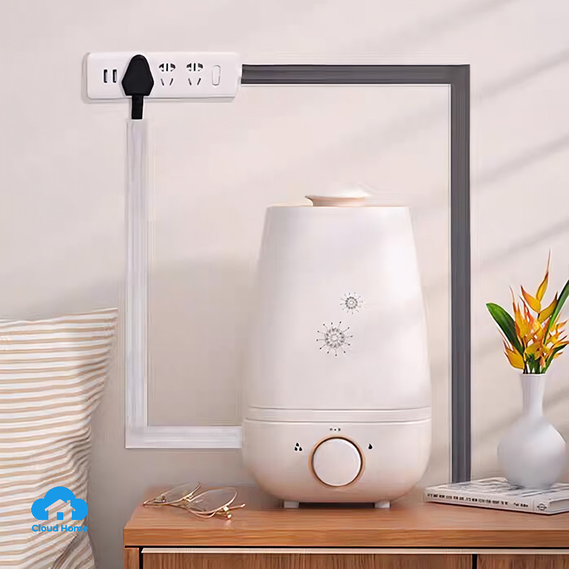 🌤️COD🌤️Nẹp đi dây điện nổi dán tường bảo vệ dây điện, Vỏ bọc bảo vệ dây cáp chống điện, đứt gãy và chống cháy