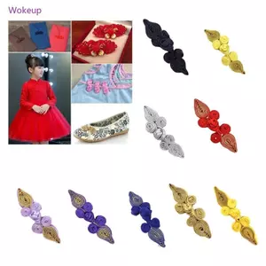 Woke Đào Hình Nút Thắt Nút Trung Quốc Sườn Xám Áo Cardigan Dây Buộc Cho Quần Áo