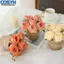 <cosyh>Realistic Artificial Roses Potted Plants Silk Cloth Flowers for Home Decor