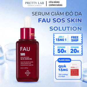 Serum FAU SOS Skin Solution Làm Dịu, Hỗ Trợ Phục Hồi & Giảm Đỏ Da Nhạy Cảm 50ml