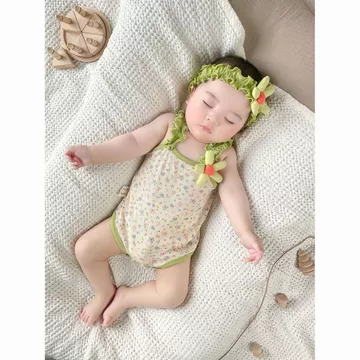 Áo liền quần / áo liền quần Quần áo mùa hè sơ sinh Quần áo sơ sinh Quần áo trẻ sơ sinh Quần áo trẻ em & Sản xuất tại Trung Quốc * Quần áo mùa hè bán chạy nhất cho bé Phong cách mỏng Siêu dễ thương Bôn