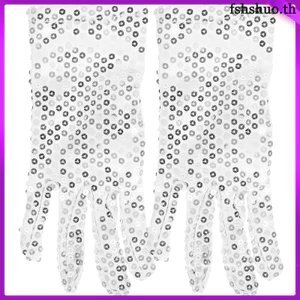 Tiệc Sequin Găng Tay Lấp Lánh Cho Người Lớn Ánh Sáng Ảo Thuật Gia Lạ Mắt Nữ Trang Phục Kim Cương Giả