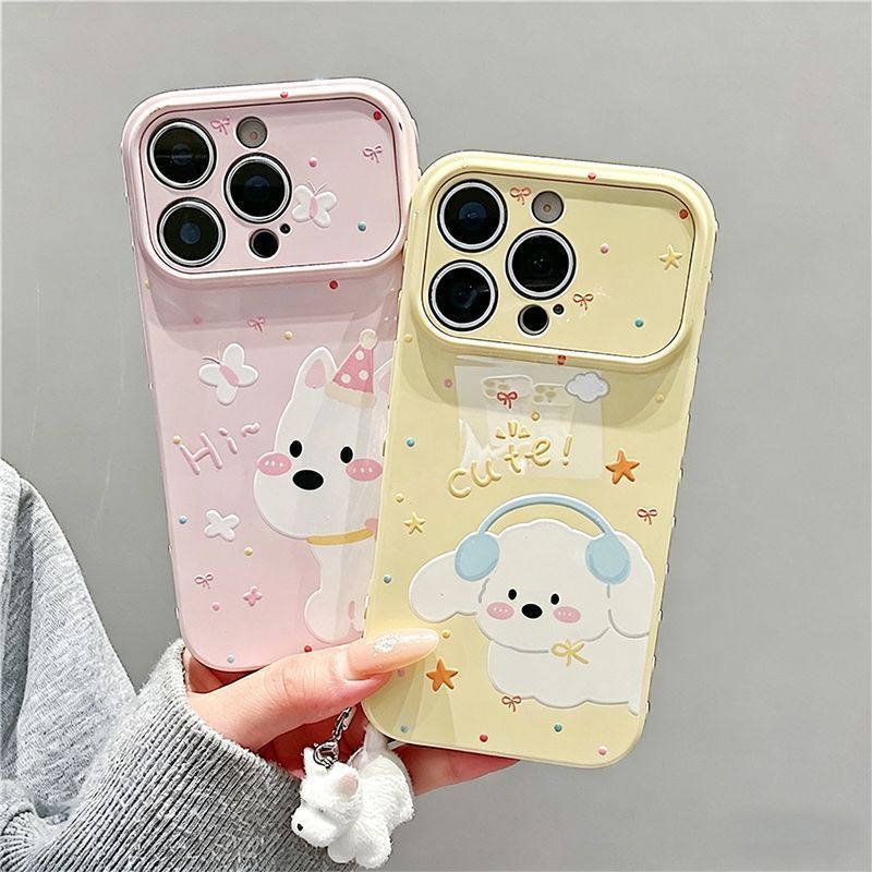 Ốp lưng chó Tây Highland cho iPhone 17 14 Pro Max/14 Plus/13/12/11 Pro