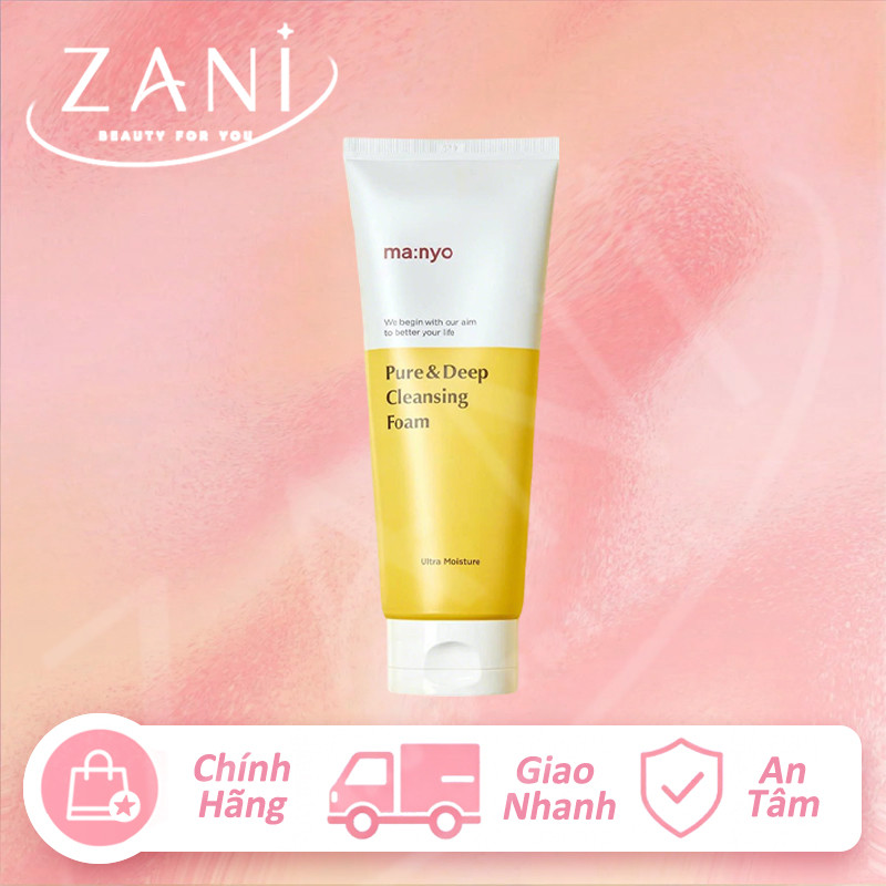 ma:nyo Pure & Deep Cleansing Foam – Làm Sạch Sâu Lỗ Chân Lông, Dịu Nhẹ Cho Da Mỗi Ngày