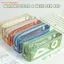 Túi đựng bút FAVORITEGOODS, Bút chì hai lớp trong suốt, Lưới chất lượng cao Hộp đựng bút dung tích lớn Trường học Văn phòng