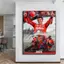 BMW ADV Water Bird Off-road Xe Máy Không Khung Vải Chống Thấm Nước Tranh Core, Marquez Racing Wall Poster Cho Câu Lạc Bộ Xe Máy Trang Trí Hành Lang