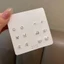 Bộ 12 Chiếc Bông Tai Stud Mini Dainty, Xoay 7 Ngày - Phù Hợp Thời Trang Thanhh lịch