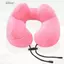 DELMER Press To Inflate Gối, Gối Du Lịch Bơm Hơi Có Thể Gập Lại Hình Chữ U, Gối Vertebr Cổ Tử Cung Di Động Thoải Mái Ngủ Tay Bấm Cổ Đệm Hỗ Trợ Máy Bay