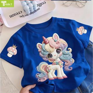COD✅ (Hồ Chí Minh)Kids T Mall Áo phông tay ngắn In hình hoạt hình Áo Kiểu rộng và ấn tượng Trẻ em thời trang #VN955