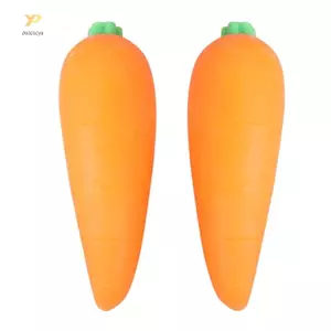 PPY Thực Tế Hình Cà Rốt Đồ Chơi Giảm Căng Thẳng Co Giãn Mềm Cà Rốt Giảm Căng Thẳng