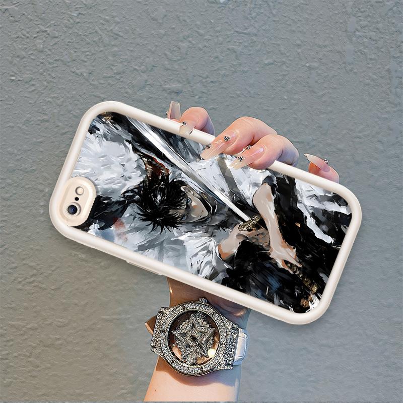 Áp dụng cho iPhone 6 6s 7 8 se2020 Plus Phụ kiện silicon hoạt hình Vỏ điện thoại mềm TPU Yuta Okkotsu Jujutsu Kaisen Sinh viên Angel Eye Ốp lưng chống sốc