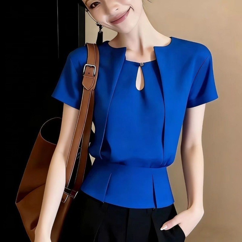 Áo sơ mi thiết kế cao cấp giản dị thời trang mới mùa hè dành cho nữ