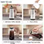 Máy pha cà phê pha lạnh Carafe thủy tinh 1.0L / 34oz kín khí-Máy pha cà phê pha cà phê có bộ lọc pha trà bằng thép không gỉ có thể tháo rời