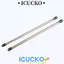 Giá đỡ hương ICUCKO, có nắp kín khí có thể tháo rời Ống dính hương Acrylic, Ống lưu trữ que Joss trong suốt