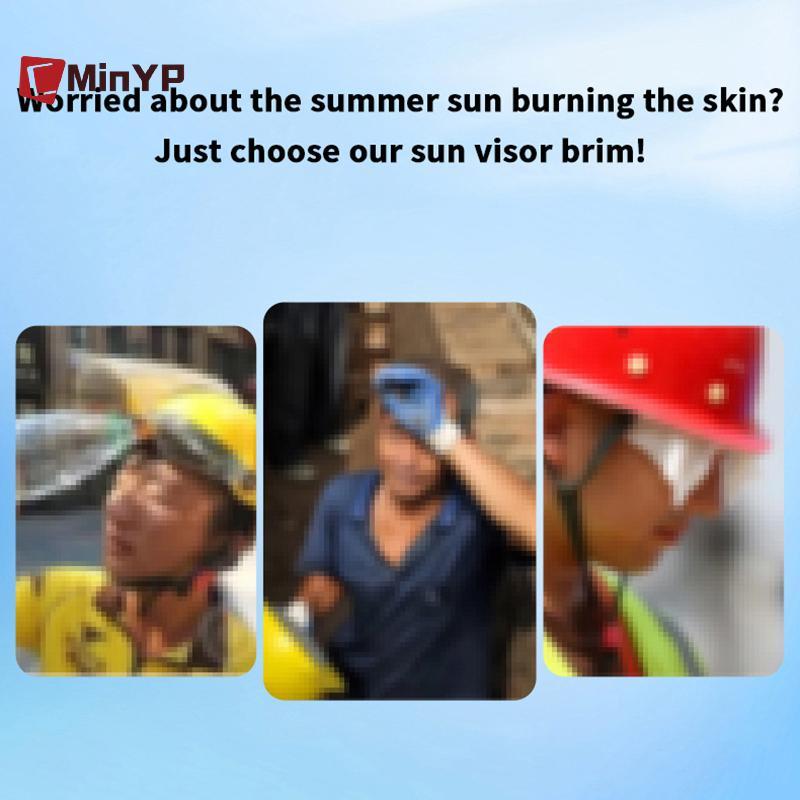 CMinYP Mùa Hè Chống Nắng Mũ Bảo Hiểm An Toàn Ne Shield Mũ Bảo Hiểm Sọc Phản Quang Mũ An Toàn Cho Công Nhân Xây Dựng Vinh Quang