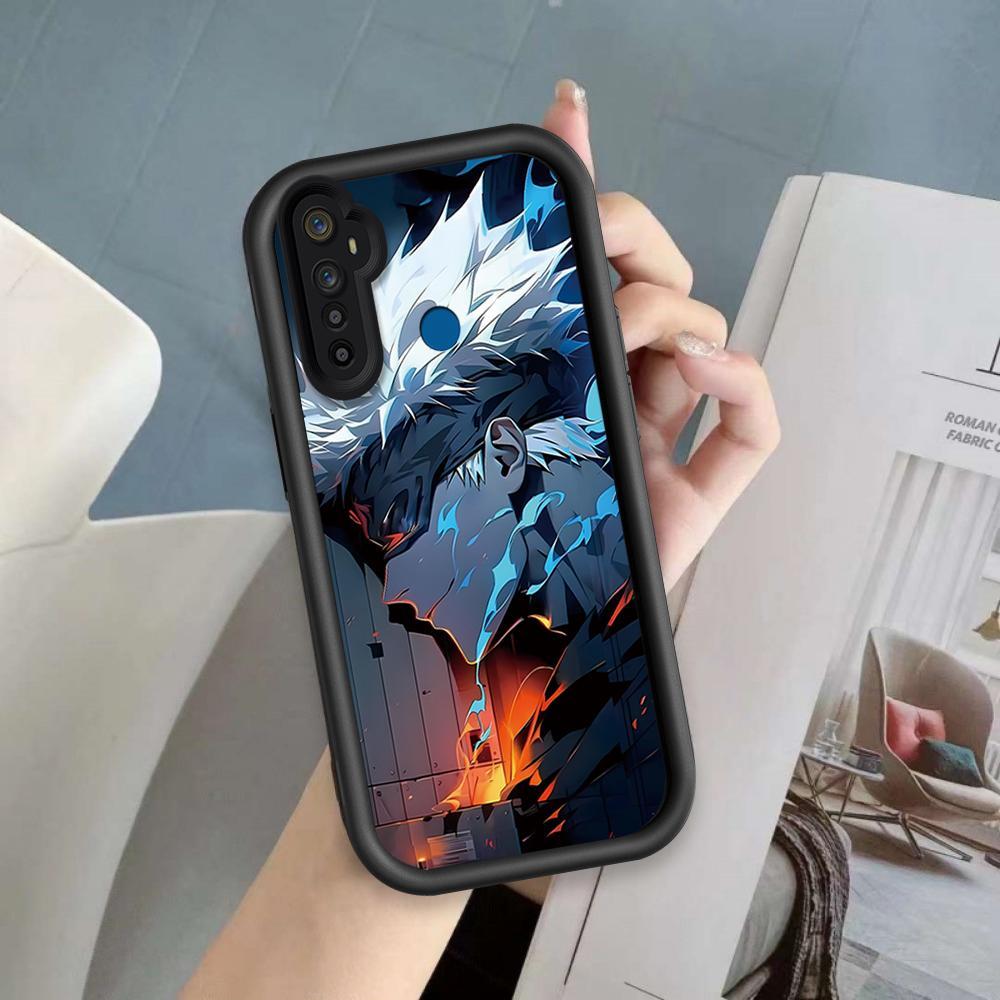 Ốp Lưng Cho Realme 5 5i 5S 6i Hoạt Hình Silicon Mềm Ốp lưng TPU Jujutsu Kaisen Anime Mắt Thiên Thần Chống Sốc Ốp Lưng