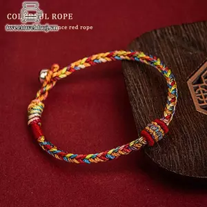 Tweeduj Handmade Bện Vòng Tay Nhiều Màu Sắc Chủ Đề Tốt Lu Quyến Rũ Dây Vòng Tay Dành Cho Nữ Thắt Lưng Dây Đỏ Dệt Vòng Tay Quà Tặng VN