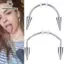 Nhíp 1 Thép Titan C Thanh Ma Cà Rồng Fangs Răng Môi Xuyên Punk Spiked Labret Tai Sụn Xuyên Bông Tai 2021 Xu Hướng Trang Sức VN
