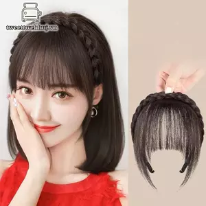 Nhíp Tóc Giả Không Khí Nổ Tự Nhiên Vô Hình Thẳng Nổ Liền Mạch Tự Nhiên Trán Giả Nổ Kiểu Tóc Dụng Cụ VN