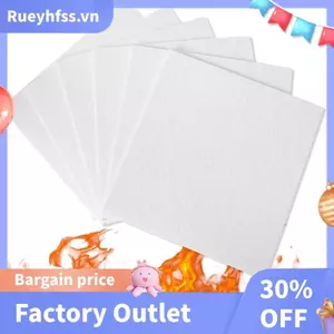 15 Tờ Giấy Sợi Gốm Giấy Cách Nhiệt Gioăng Giấy Chống Cháy Lò Vi Sóng Giấy Cho Lò Sưởi Vật Liệu DIY