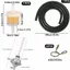 Bộ dây xăng xe máy LACYESUK, phụ kiện hệ thống nhiên liệu đa năng, lưới lọc 100 mesh kín chặt, công tắc petcock xăng linh hoạt