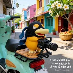 Đồ chơi trang trí đầu xe ô tô, mô hình Psyduck Gatling độc lạ, trang trí ngoại thất xe,kèm phụ kiện