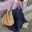 Váy hoa cổ điển Phong cách mới lưng cao ôm hơn Nhìn bánh dài vừa phải Phong cách kỳ nghỉ giải trí