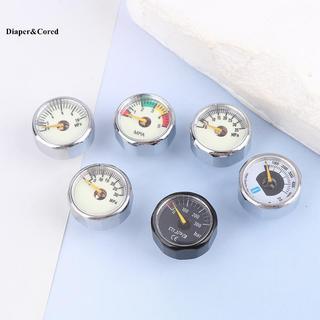 Đồng hồ đo áp suất không khí Mini DIAPER & CORED M8 M10 Thread 0-6000PSI 5-40MPA 300BAR YTH