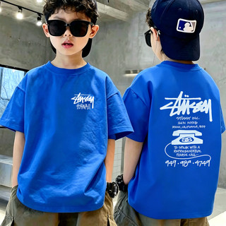Áo Thun Trẻ Em Unisex In Điện Thoại Thời Trang, Cotton Mềm, Áo Ngắn Tay, Phù Hợp Đi Học & Chơi, Cho Bé 3-12 Tuổi