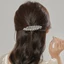 Kẹp Tóc PYCOU, Kẹp Tóc Lò Xo Cao Cấp Hai Hàng, Vintage Giả Ngọc Trai Sáng Bóng Thanh Lịch Barrettes Phụ Kiện Tóc