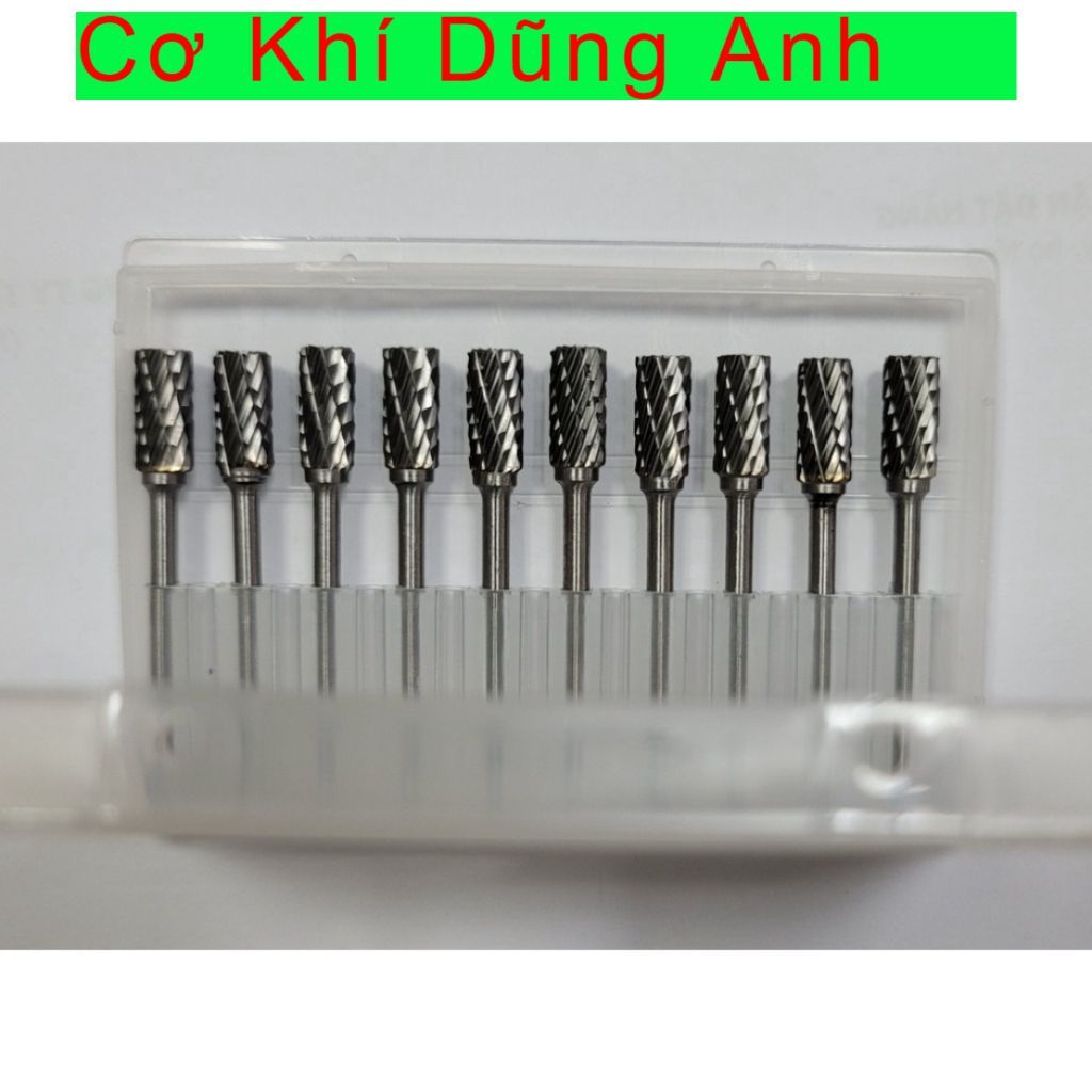 Đầu mài hợp kim trụ AX - mũi doa hợp kim cán 3mm