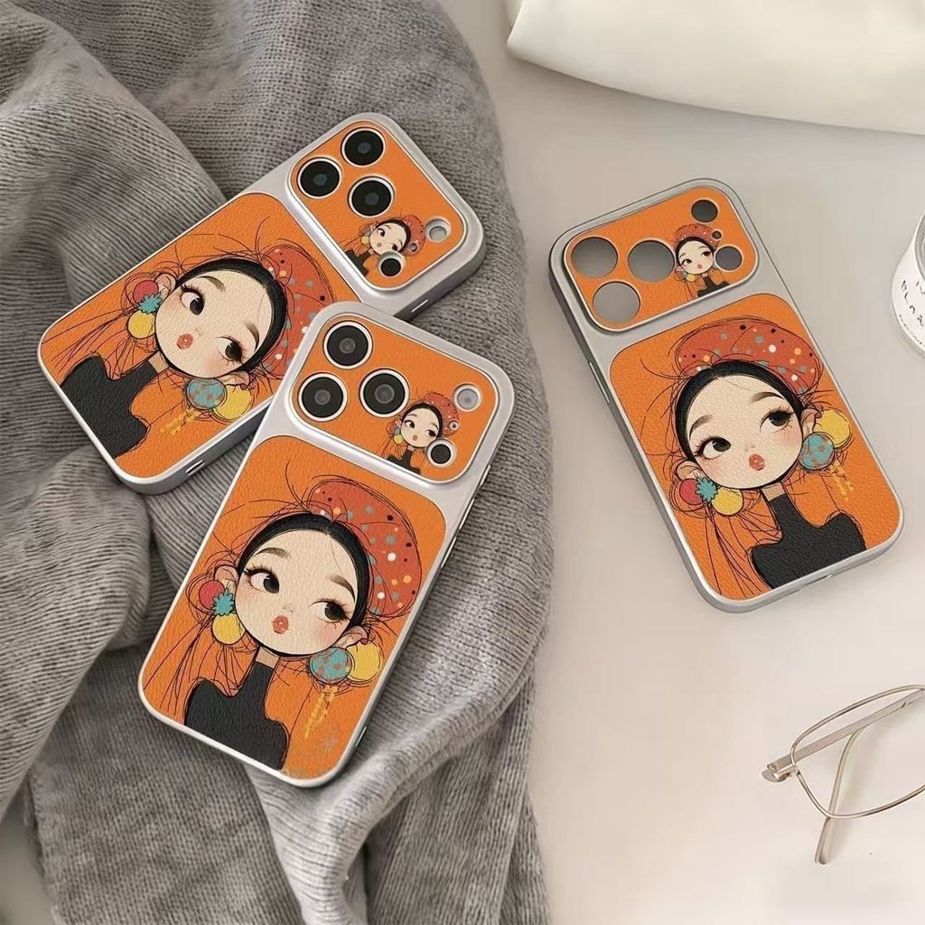 Trường hợp thay đổi giây iPhone 17 161514plus mũ cô gái 1312pro cửa sổ lớn 11