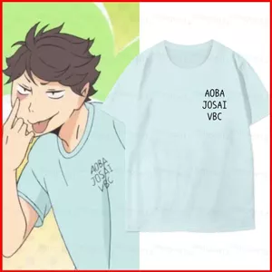 YB1 Haikyuu Shoyo Hinata Tobio Kageyama karasuno Cosplay vải 3D mùa hè Áo thun Anime tay ngắn hàng đầu BY1