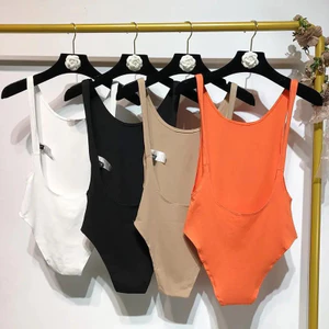 VN Halter Camisole, VTMCQ, Phong cách Âu Mỹ gợi cảm, Màu trơn, Skinny, Trang phục mùa hè cho nữ, Áo sơ mi đáy, Đồ lót dễ phù hợp, Thời trang.