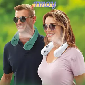 TMOY Di Động Ne Fan 3 Tốc Độ Chế Độ Có Thể Điều Chỉnh Co Giãn Quạt Ne Thổi Không Khí Để Làm Mát Tay Miễn Phí 4000mAh Sạc TMOY