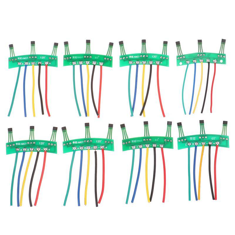 AN.MART 1 Cảm biến hội trường động cơ không chổi than công suất cao có tấm và dây 3144 413 41F 43F Hội trường động cơ điện Linh kiện PCB Xe điện hai bánh Bảng hội trường động cơ không chổi than V