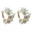 AN.MART 1 Cặp Mới Tinh Tế Hoa Nối Bông Tai Tính Khí Đơn Giản Thời Trang Đa Năng Bông Tai Nữ Trang Sức VN